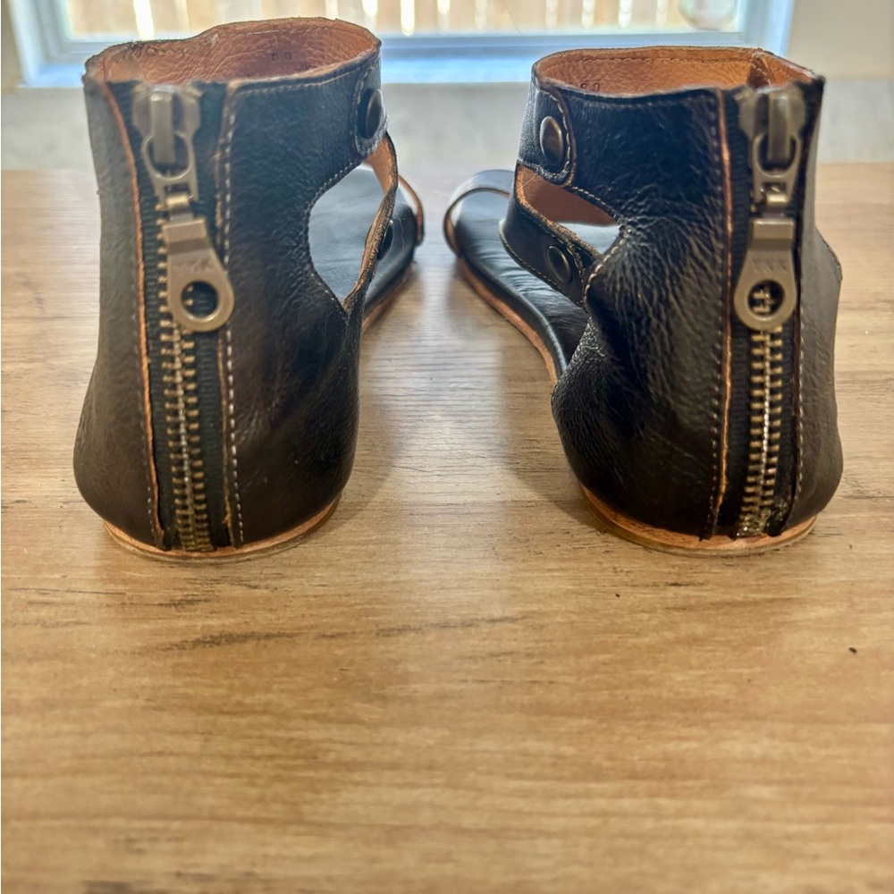 Women’s Bed Stu Soto Black Leather Sandals - Picture 7 of 10